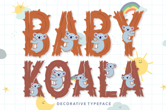 Baby Koala: The Adorable Font for Creative Projects