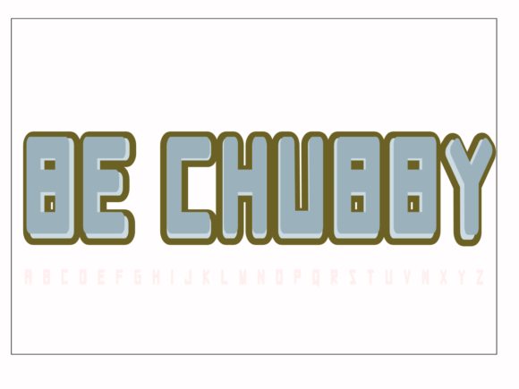 Bechubby: A Display Font That Feels Like a Friendly Wave