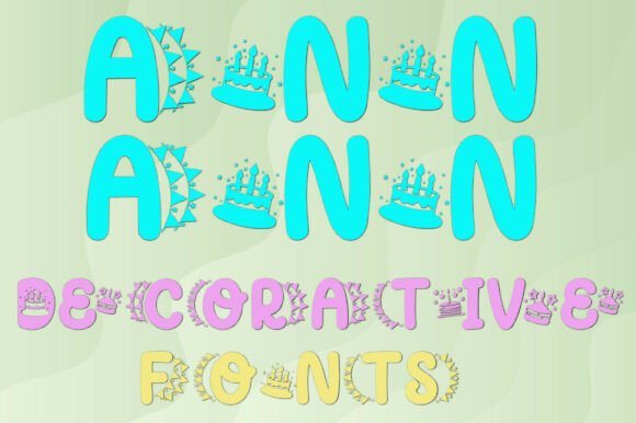 Celebrate in Style with the Annann Party Font