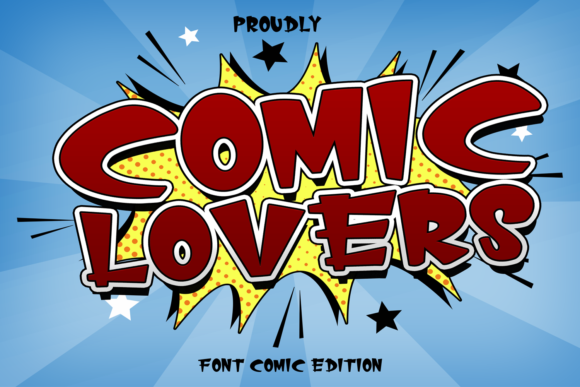 Comic Lovers: The Color Font That Brings Joy to Design