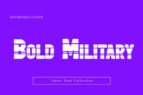 Commanding Attention with Bold Military Typography