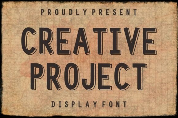 Creative Project: A Typeface with Grit and Dimension