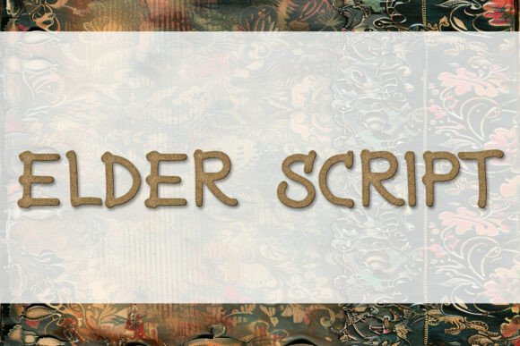 Elder Script: The Font with a Story Carved in Stone