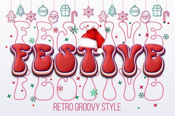 Festive: The Groovy Display Font for Cheerful Designs