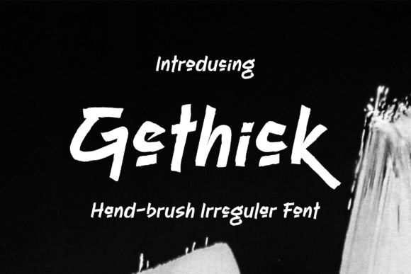 Gethick: The Sweet and Bold Handwritten Font for Creative Projects