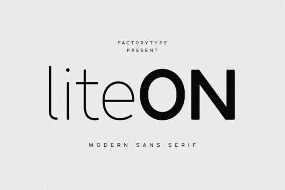 Liteon: A Modern Sans Serif for Clean, Versatile Design