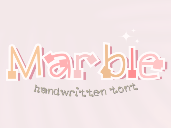 Marble Font: A Playful Touch for Creative Designs
