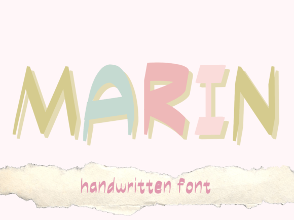 Marin: A Sweet, Friendly Handwritten Font for Every Project