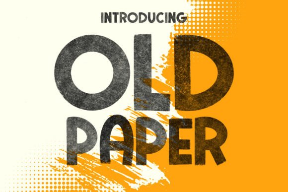 Old Paper: The Handwritten Bitmap Font for Authentic Design