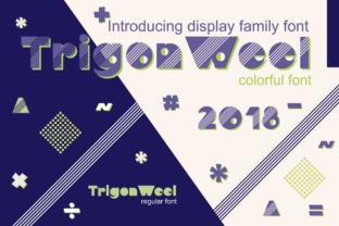 TrigonWeel: A Geometric Color Font for Bold Projects