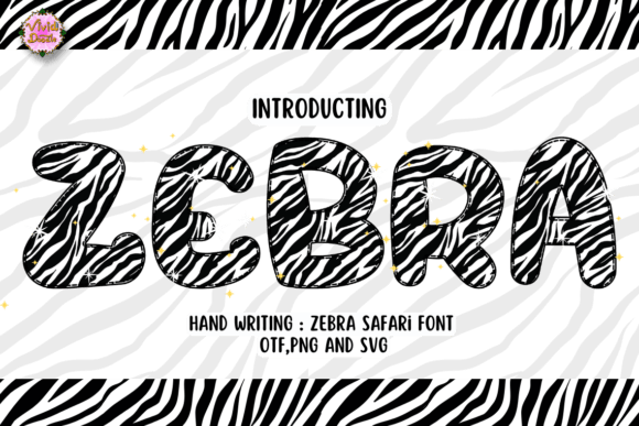 Unleash Your Wild Side with the Zebra Safari Font